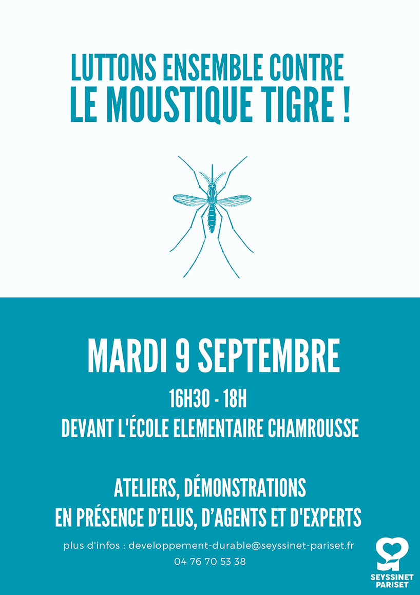 Affiche lutte contre les moustiques tigres
