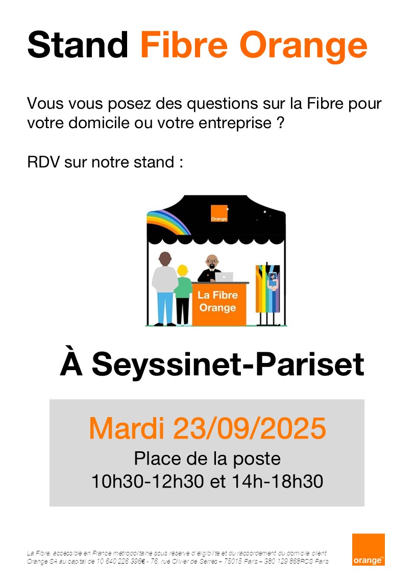Affiche de l'événement fibre Orange