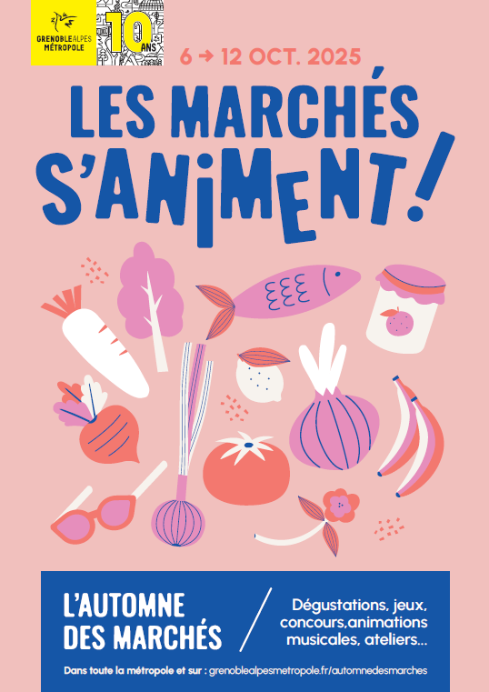 Affiche "Les marchés s'animent"